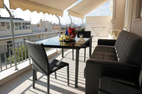 Acropolis view apartment near metro